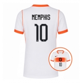 Nederland Memphis Depay #10 Uit tenue Dames WK 2026 Korte Mouwen