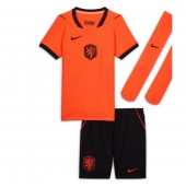Nederland Thuis tenue Kids WK 2026 Korte Mouwen (+ broek)