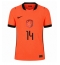 Nederland Tijjani Reijnders #14 Thuis tenue WK 2026 Korte Mouwen