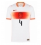 Nederland Virgil van Dijk #4 Uit tenue WK 2026 Korte Mouwen