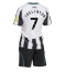 Newcastle United Joelinton #7 Thuis tenue Kids 2025-26 Korte Mouwen (+ broek)