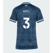 Newcastle United Lewis Hall #3 Uit tenue Dames 2026-27 Korte Mouwen