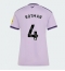 Newcastle United Sven Botman #4 Derde tenue Dames 2026-27 Korte Mouwen