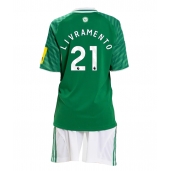 Newcastle United Tino Livramento #21 Uit tenue Kids 2025-26 Korte Mouwen (+ broek)