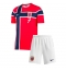 Noorwegen Alexander Sorloth #7 Thuis tenue Kids WK 2026 Korte Mouwen (+ broek)