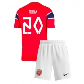 Noorwegen Antonio Nusa #20 Thuis tenue Kids WK 2026 Korte Mouwen (+ broek)