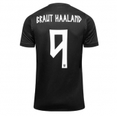Noorwegen Erling Haaland #9 Uit tenue WK 2026 Korte Mouwen