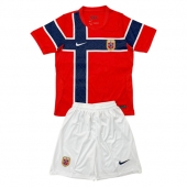Noorwegen Thuis tenue Kids WK 2026 Korte Mouwen (+ broek)