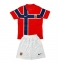 Noorwegen Thuis tenue Kids WK 2026 Korte Mouwen (+ broek)