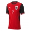 Oostenrijk Marko Arnautovic #7 Thuis tenue Dames WK 2026 Korte Mouwen