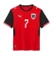Oostenrijk Marko Arnautovic #7 Thuis tenue WK 2026 Korte Mouwen