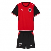 Oostenrijk Thuis tenue Kids WK 2026 Korte Mouwen (+ broek)