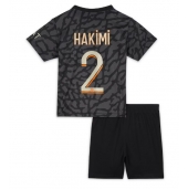 Paris Saint-Germain Achraf Hakimi #2 Derde tenue Kids 2023-24 Korte Mouwen (+ broek)