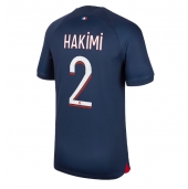 Paris Saint-Germain Achraf Hakimi #2 Thuis tenue 2023-24 Korte Mouwen
