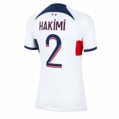 Paris Saint-Germain Achraf Hakimi #2 Uit tenue Dames 2023-24 Korte Mouwen