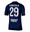 Paris Saint-Germain Bradley Barcola #29 Thuis tenue 2025-26 Korte Mouwen