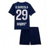 Paris Saint-Germain Bradley Barcola #29 Thuis tenue Kids 2025-26 Korte Mouwen (+ broek)