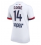 Paris Saint-Germain Desire Doue #14 Uit tenue Dames 2025-26 Korte Mouwen