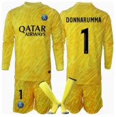 Paris Saint-Germain Gianluigi Donnarumma #1 Keeper Derde tenue Kids 2024-25 Lange Mouwen (+ broek)