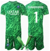 Paris Saint-Germain Gianluigi Donnarumma #1 Keeper Thuis tenue Kids 2024-25 Korte Mouwen (+ broek)