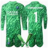Paris Saint-Germain Gianluigi Donnarumma #1 Keeper Thuis tenue Kids 2024-25 Lange Mouwen (+ broek)
