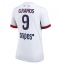Paris Saint-Germain Goncalo Ramos #9 Uit tenue Dames 2025-26 Korte Mouwen