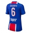 Paris Saint-Germain Ilya Zabarnyi #6 Thuis tenue Dames 2026-27 Korte Mouwen