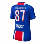 Paris Saint-Germain Joao Neves #87 Thuis tenue Dames 2026-27 Korte Mouwen