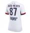 Paris Saint-Germain Joao Neves #87 Uit tenue Dames 2025-26 Korte Mouwen
