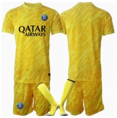Paris Saint-Germain Keeper Derde tenue Kids 2024-25 Korte Mouwen (+ broek)