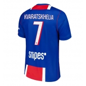 Paris Saint-Germain Khvicha Kvaratskhelia #7 Thuis tenue 2026-27 Korte Mouwen