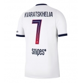 Paris Saint-Germain Khvicha Kvaratskhelia #7 Uit tenue 2026-27 Korte Mouwen