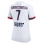 Paris Saint-Germain Khvicha Kvaratskhelia #7 Uit tenue Dames 2025-26 Korte Mouwen