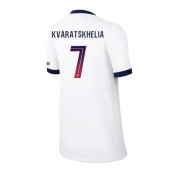 Paris Saint-Germain Khvicha Kvaratskhelia #7 Uit tenue Dames 2026-27 Korte Mouwen