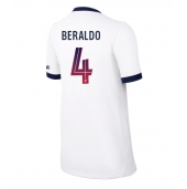 Paris Saint-Germain Lucas Beraldo #4 Uit tenue Dames 2026-27 Korte Mouwen
