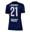 Paris Saint-Germain Lucas Hernandez #21 Thuis tenue Dames 2025-26 Korte Mouwen