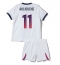 Paris Saint-Germain Maghnes Akliouche #11 Uit tenue Kids 2026-27 Korte Mouwen (+ broek)