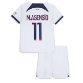 Paris Saint-Germain Marco Asensio #11 Uit tenue Kids 2023-24 Korte Mouwen (+ broek)