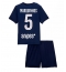 Paris Saint-Germain Marquinhos #5 Thuis tenue Kids 2025-26 Korte Mouwen (+ broek)