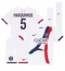 Paris Saint-Germain Marquinhos #5 Uit tenue Kids 2025-26 Korte Mouwen (+ broek)