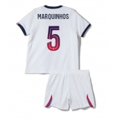 Paris Saint-Germain Marquinhos #5 Uit tenue Kids 2026-27 Korte Mouwen (+ broek)