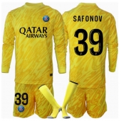 Paris Saint-Germain Matvei Safonov #39 Keeper Derde tenue Kids 2024-25 Lange Mouwen (+ broek)