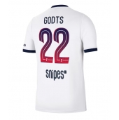 Paris Saint-Germain Mika Godts #22 Uit tenue 2026-27 Korte Mouwen