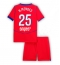 Paris Saint-Germain Nuno Mendes #25 Derde tenue Kids 2025-26 Korte Mouwen (+ broek)
