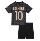 Paris Saint-Germain Ousmane Dembele #10 Derde tenue Kids 2023-24 Korte Mouwen (+ broek)