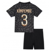 Paris Saint-Germain Presnel Kimpembe #3 Derde tenue Kids 2023-24 Korte Mouwen (+ broek)