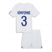 Paris Saint-Germain Presnel Kimpembe #3 Uit tenue Kids 2023-24 Korte Mouwen (+ broek)