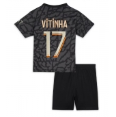 Paris Saint-Germain Vitinha Ferreira #17 Derde tenue Kids 2023-24 Korte Mouwen (+ broek)