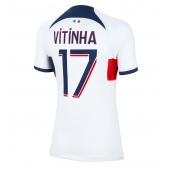 Paris Saint-Germain Vitinha Ferreira #17 Uit tenue Dames 2023-24 Korte Mouwen