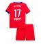 Paris Saint-Germain Vitinha #17 Derde tenue Kids 2025-26 Korte Mouwen (+ broek)